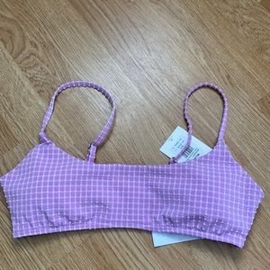 NWT Purple billabong swimsuit top